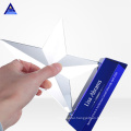 Metal Stress Ball Shaped Crystal Star Trophy Award